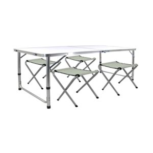 Kamp set sklopivi sto + 4 stolice 60744