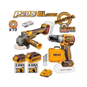 Ingco Aku Set Brusilica + Udarna Busilica 60NM CKLI20273E 43132
